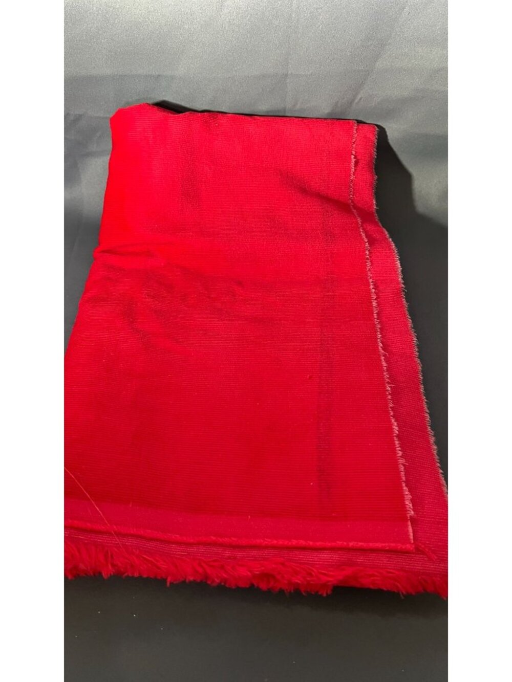 1 yard x 60" Red Corduroy Fabric Material - Picture 2 of 4